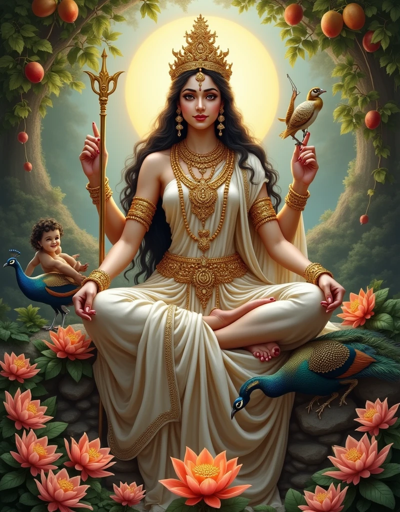 Parvati Hindu goddess of motherhood