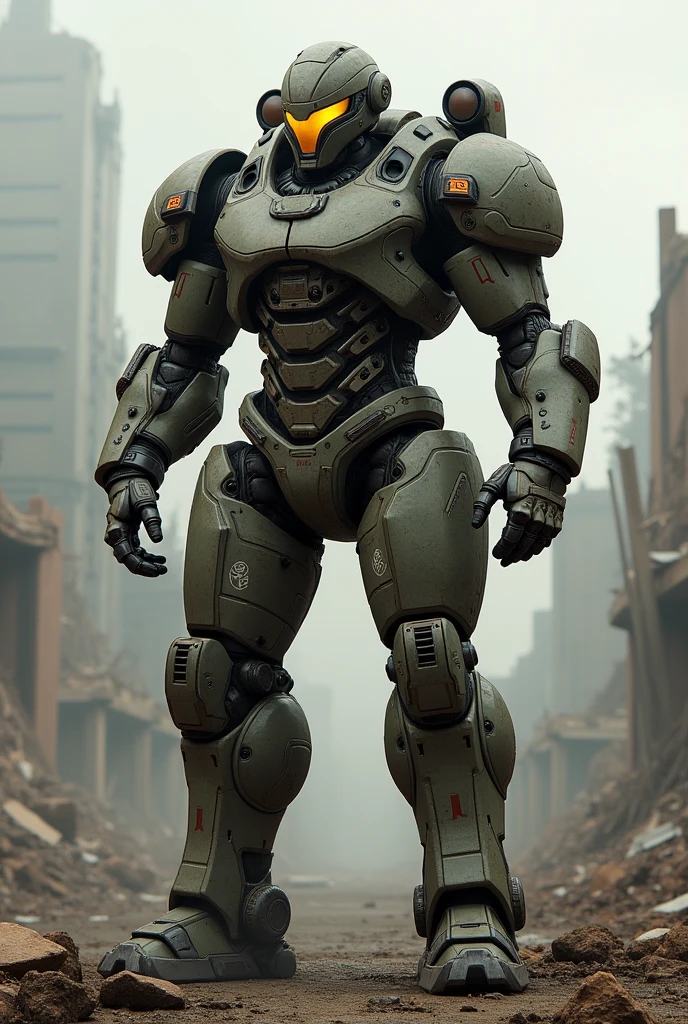 Una power armor del universo de Fallout totalmente original