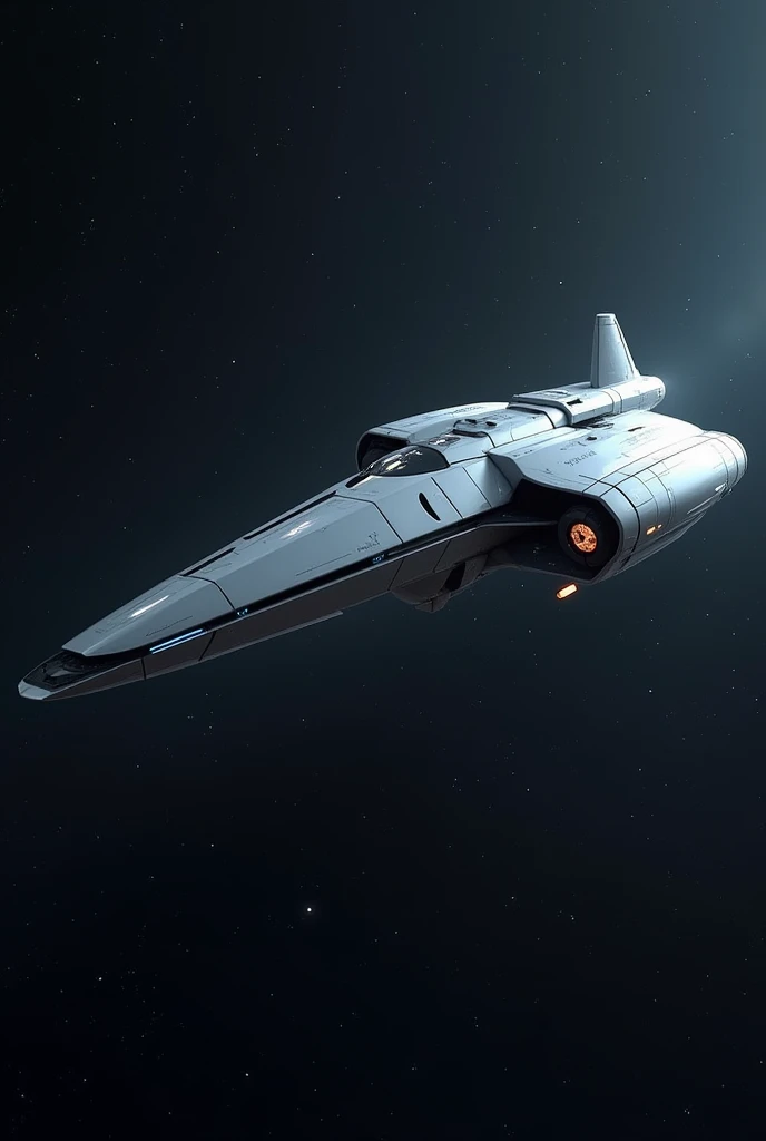Futuristic spacecraft with a common shape