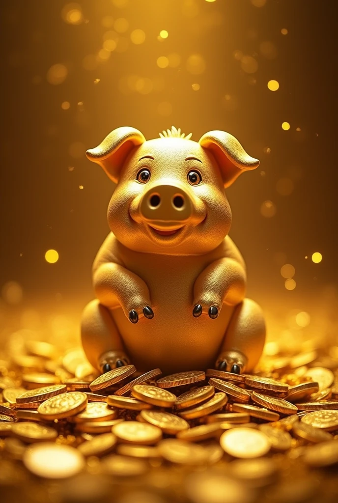 Pile of gold, Gold coins, ((pig)), Gold coins이 하늘에서 쏟아진다. Dazzling golden, golden light, The Golden Box, Gold Coin,