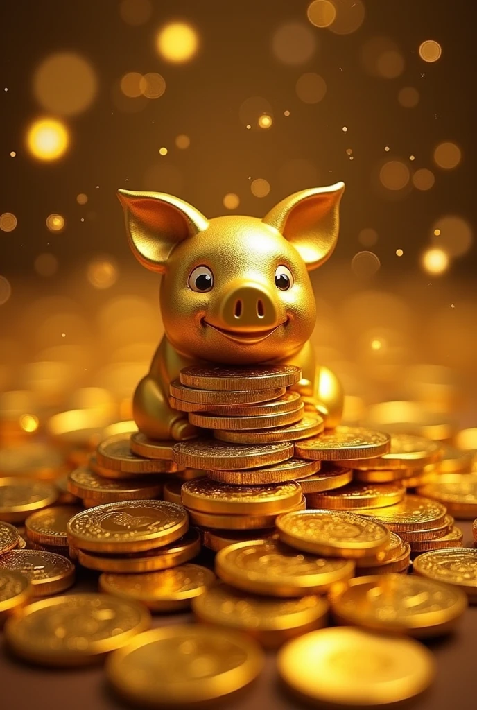 Pile of gold, Gold coins, ((pig)), Gold coins이 하늘에서 쏟아진다. Dazzling golden, golden light, The Golden Box, Gold Coin,