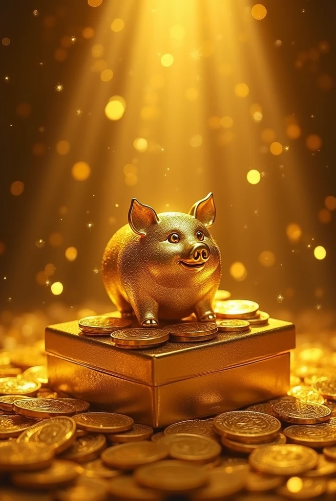 Pile of gold, Gold coins, ((pig)), Gold coins이 하늘에서 쏟아진다. Dazzling golden, golden light, The Golden Box, Gold Coin, 