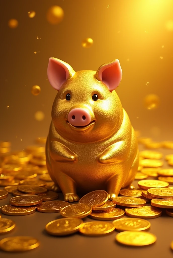 Pile of gold, Gold coins, ((pig)), Gold coins이 하늘에서 쏟아진다. Dazzling golden, golden light, The Golden Box, Gold Coin, 