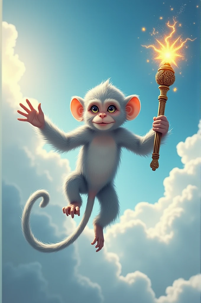 Flying Cloud Monkey and Staff