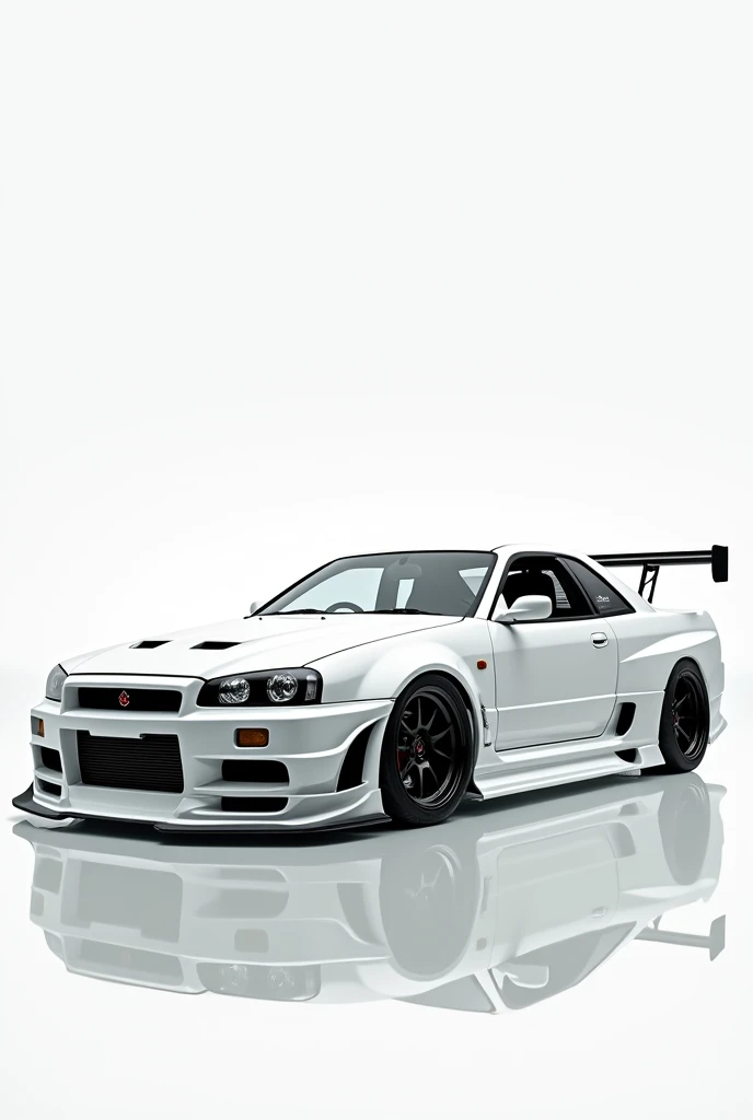 Gtr r32 com body kit pandem, mais de longe branco wallpaper