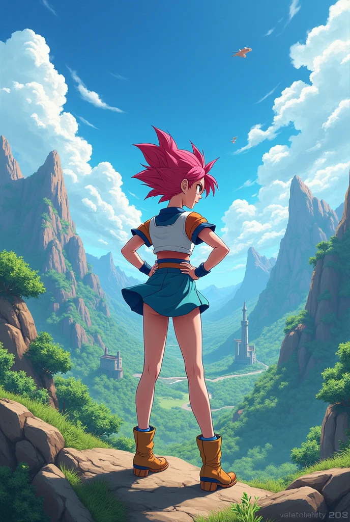 Make me a girl in goku&#39;s world
