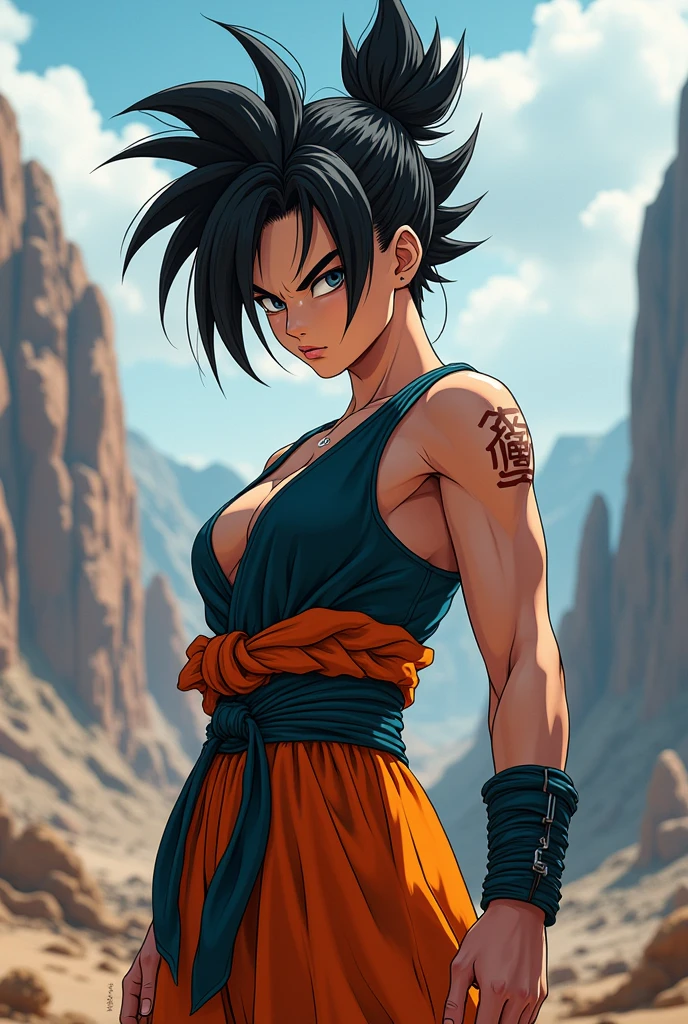 Avi woman Goki sister of Goku