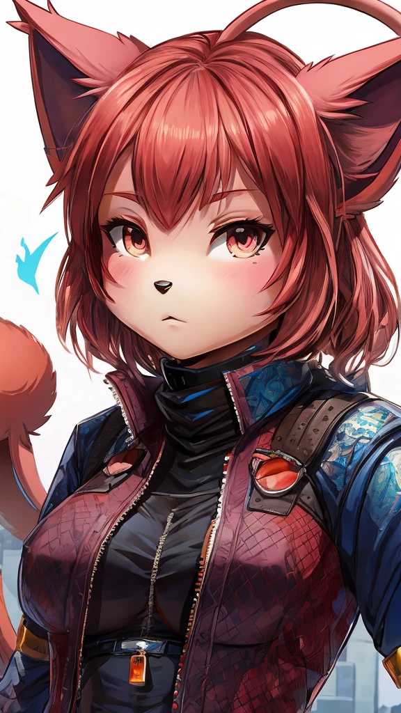 Nicole demara (Zenless Zone zero), skitty, breast, solo