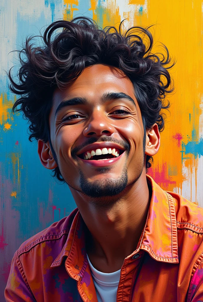 a colorful art written Fred Augusto