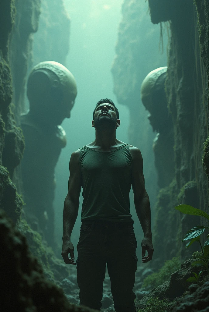 The aliens tricked him and lied to him

