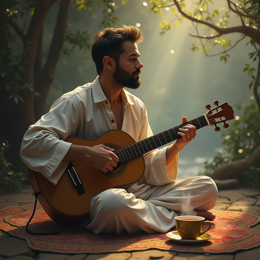 Raby,music, tea ,and a man with vibrations of peace