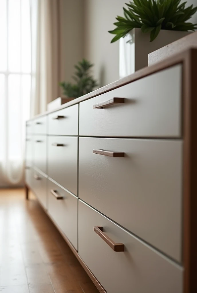 the drawers that are attached to each other HORIZONTALLY