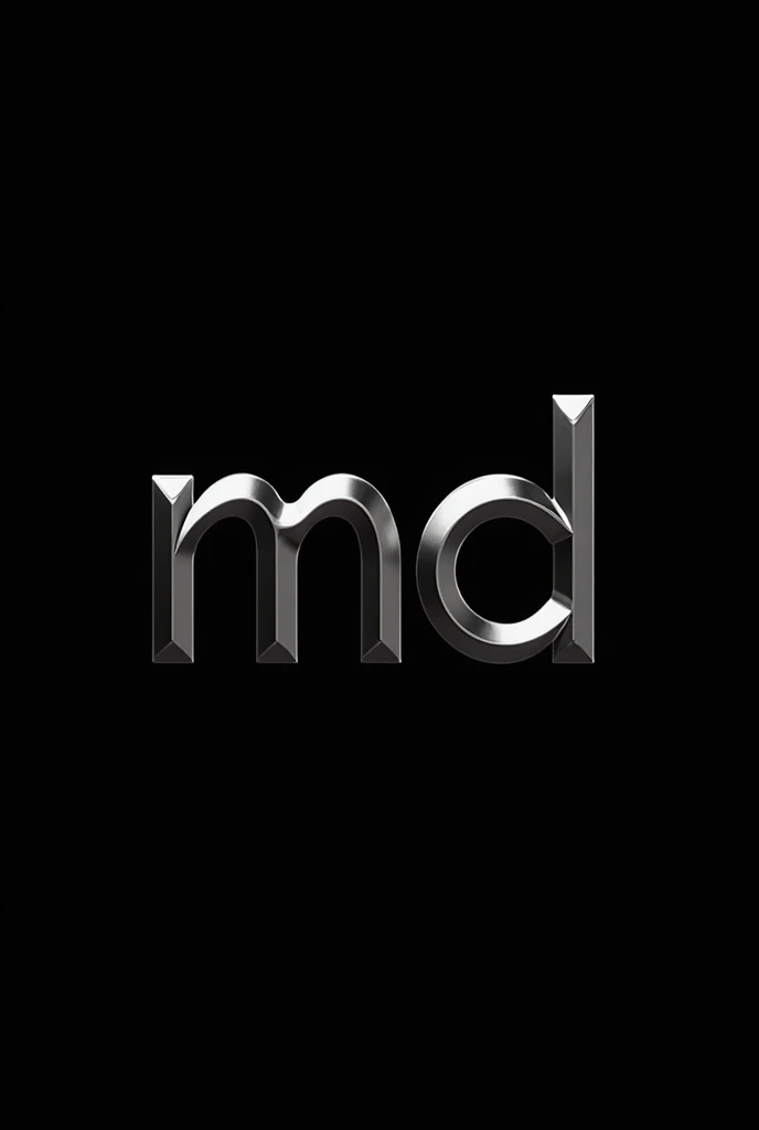 a photo on a black background with MD written in kpop company style