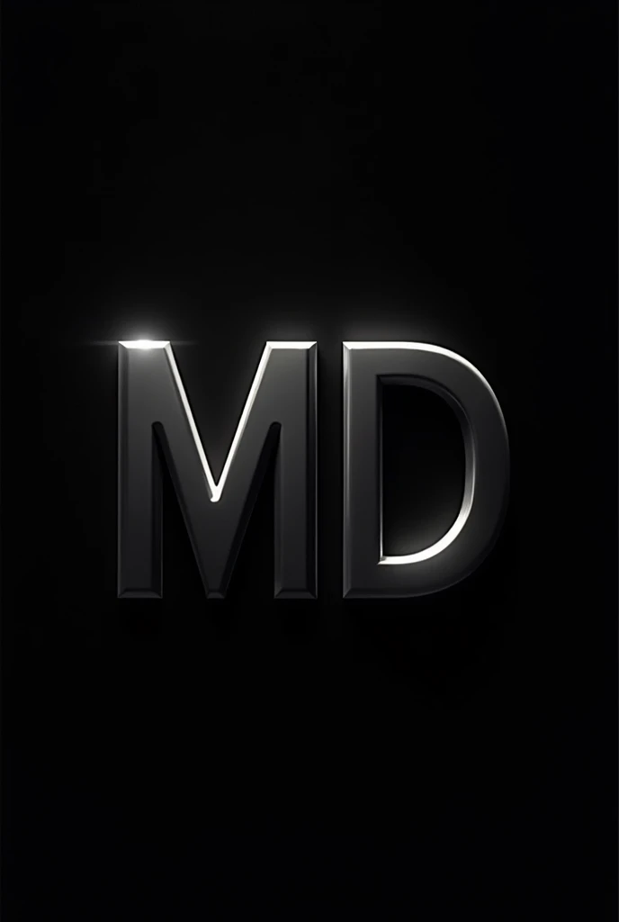 
a photo on a black background with MD written in capital letters and in the style of a kpop company