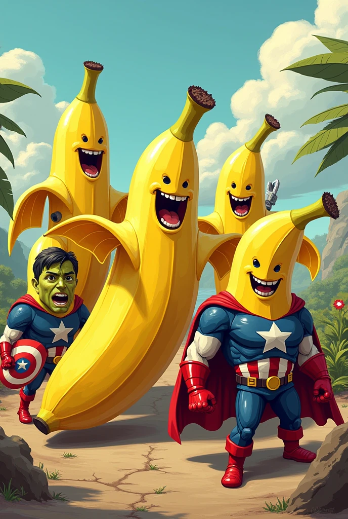 Soon for the Youtube channel with all the avengers but they are bananas