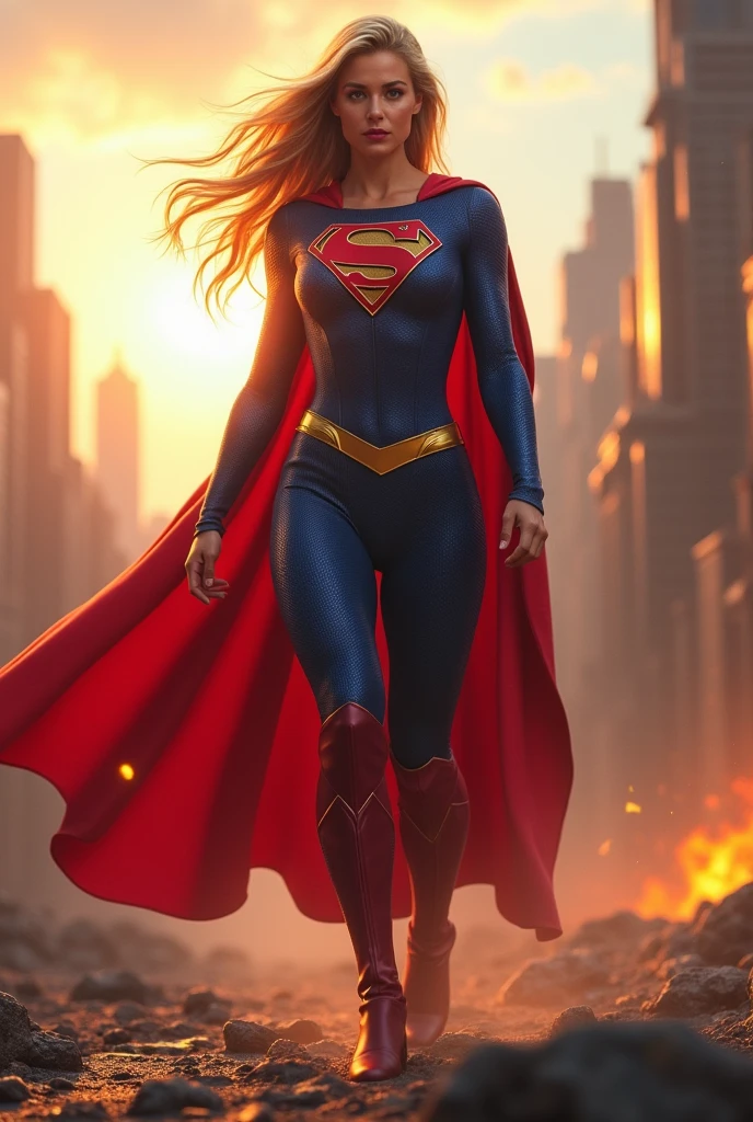 Avi woman SUPER GIRL FUSED WITH SUPER GIRL