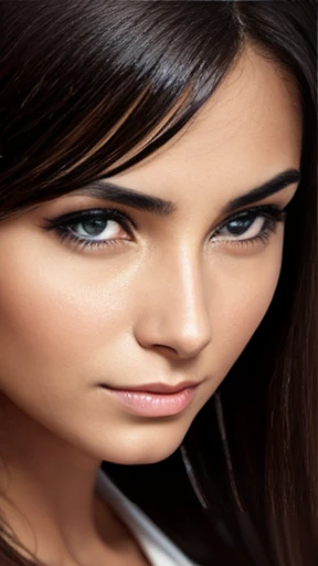 A woman Asamoneus focus on the face