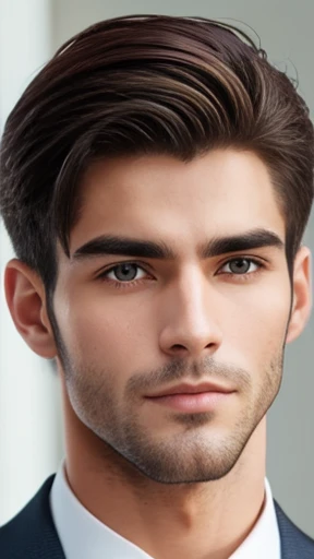 A handsome Asamoneus man focus on the face