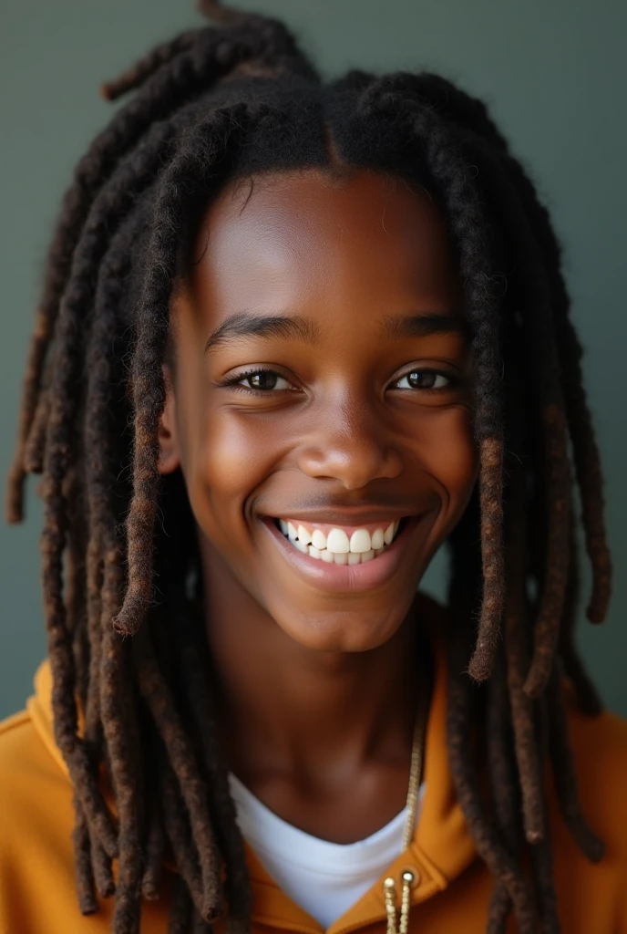 dread head teen hot boy good smile Carmel skin color hot eyes hot as hell