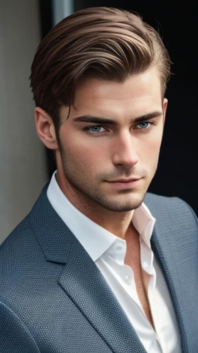  A handsome German man focus on the face 