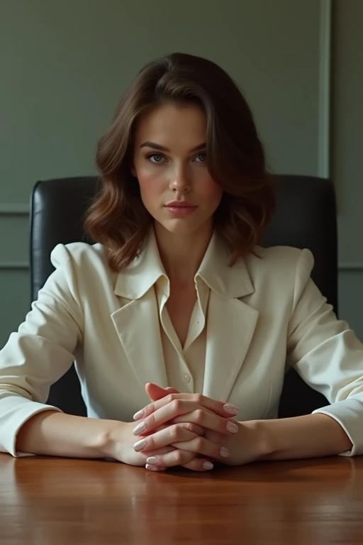 Big hands、woman、nail、Place your hands on the desk