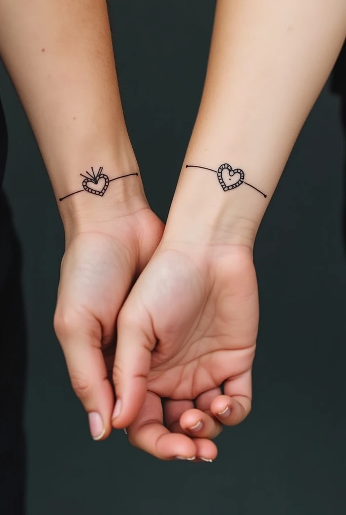 Unique small tattoos for couples