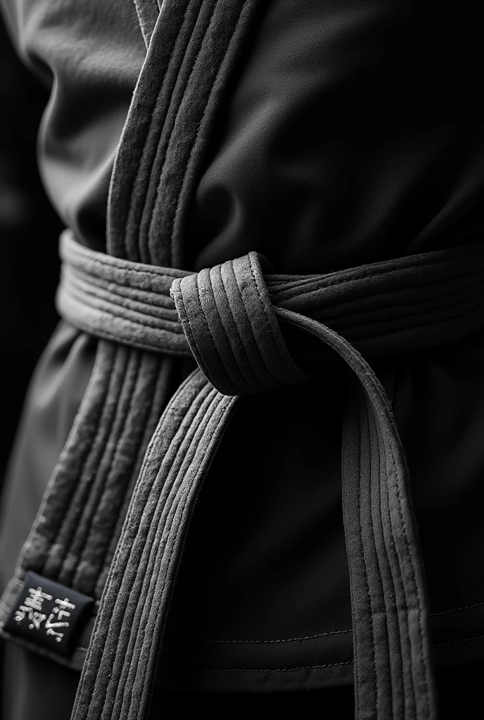 Create a drawing of a jiu-jitsu belt 