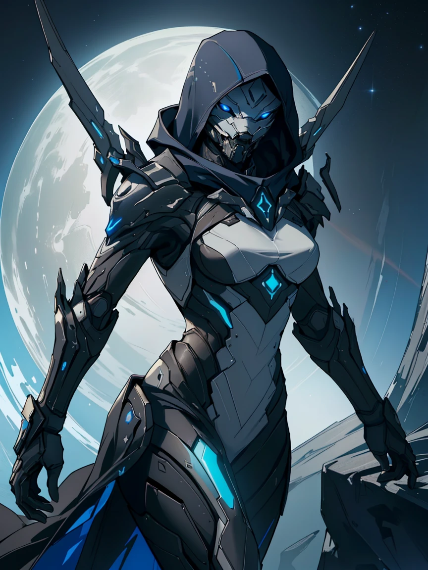 ( masterpiece, best quality, highly detailed), dynamic pose, Slender body, front view, arafed image of a person in a costume holding a glowing object, 8 k hd wallpaperjpeg artifact, 8k hd wallpaperjpeg artifact, of a beautiful female warframe, in a dark space mercenary outfit, oryantalist, warframe destiny, an almighty warlock, amazing portrait of viego, crimson attire, cultist