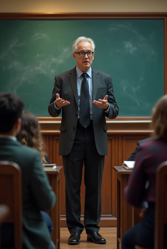 A class at a school of human behavior by Elton May