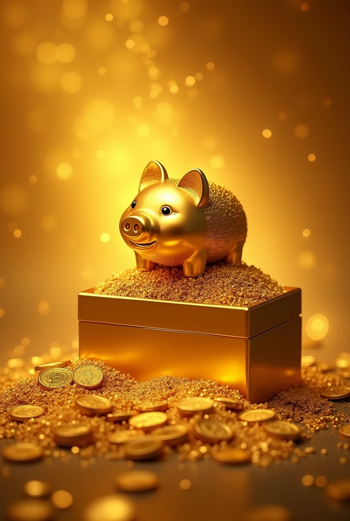 Pile of gold, Gold coins, ((pig)), Gold coins이 하늘에서 쏟아진다. Dazzling golden, golden light, The Golden Box, Gold Coin, 