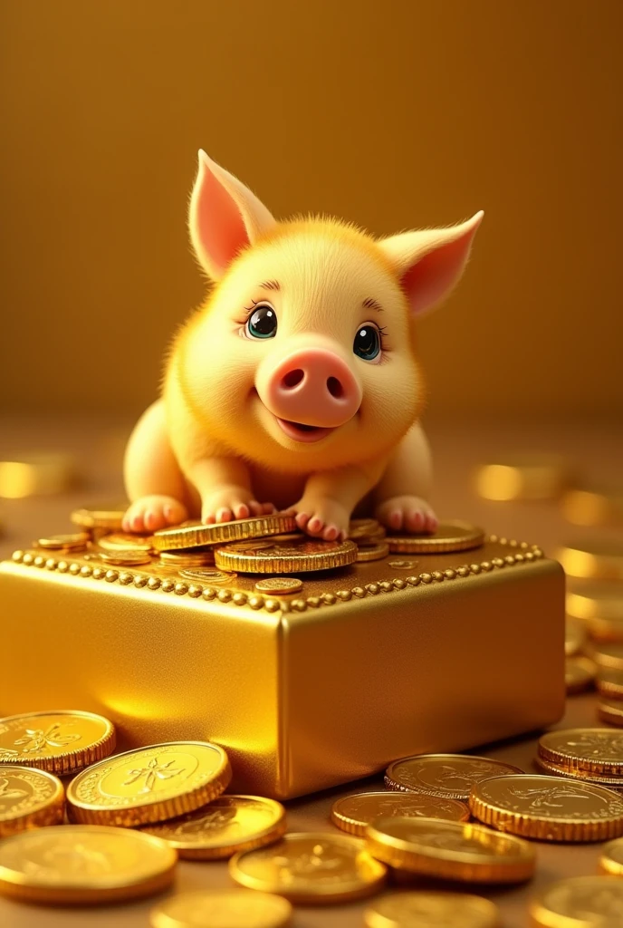 Pile of gold, Gold coins, ((pig)), Gold coins이 하늘에서 쏟아진다. Dazzling golden, golden light, The Golden Box, Gold Coin,