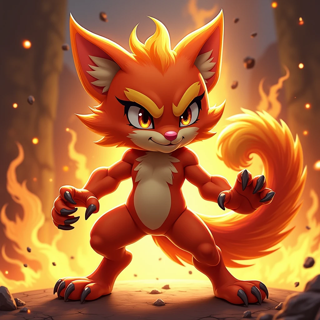Crea a blaze the cat