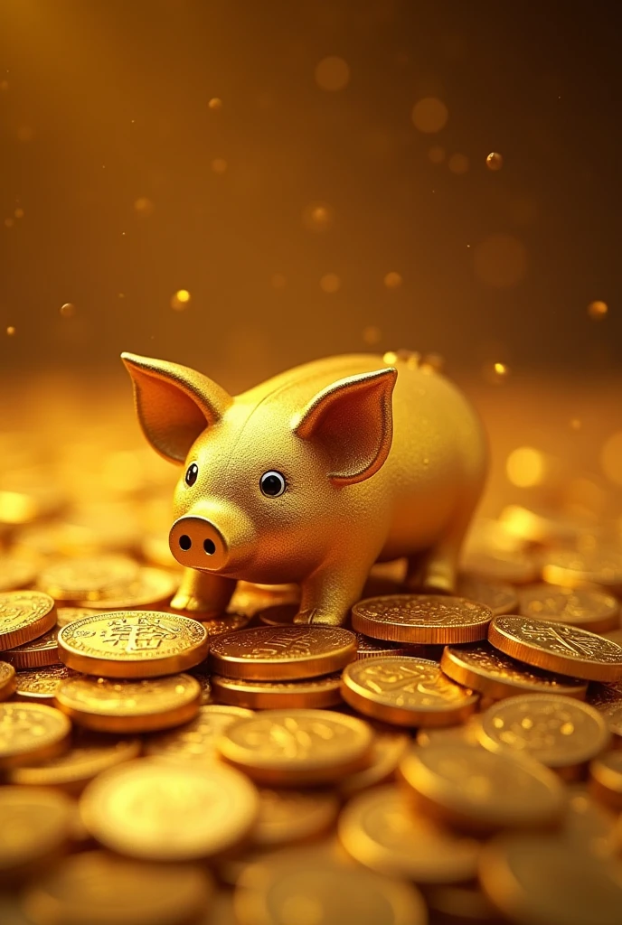 Pile of gold, Gold coins, ((pig)), Gold coins이 하늘에서 쏟아진다. Dazzling golden, golden light, The Golden Box, Gold Coin, 