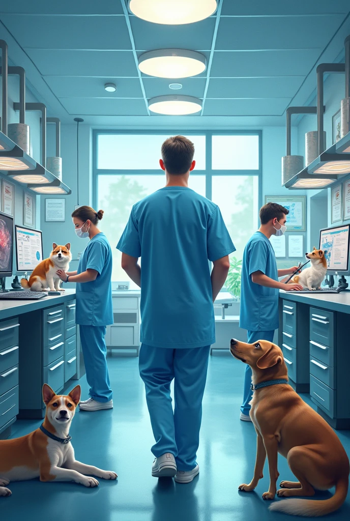 images of veterinary medicine and in the middle written my profession