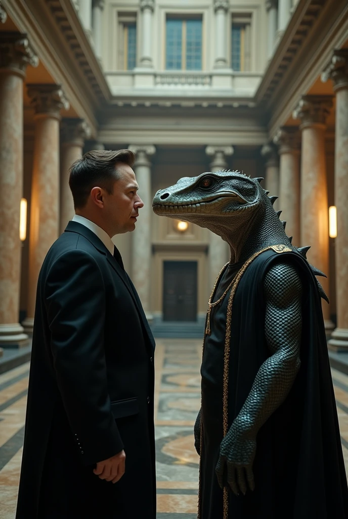 Elon Musk vs Reptilian Minister of the Federal Supreme Court