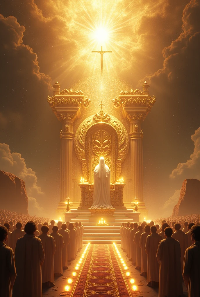The throne of God according to the Bible in Revelation