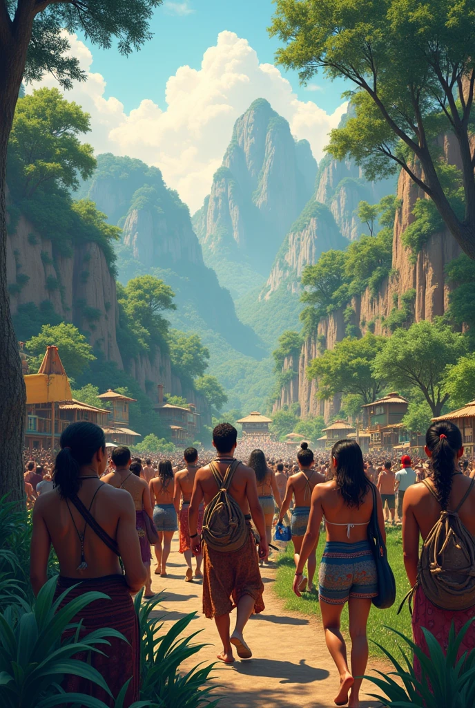 generate an image from this snippet: By preserving indigenous lands and cultures, we are protecting our own diversity and the cultural richness that defines us. Showing love as a nation. Join us in defending your cultures and territories. Have you thought about what actions we can take?, individually and collectively, to support this cause and ensure a fair and sustainable future for all?


