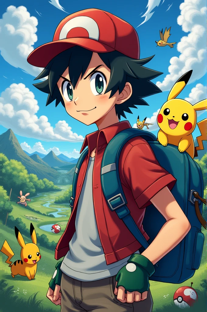 Can you make ash from pokemon world  ?