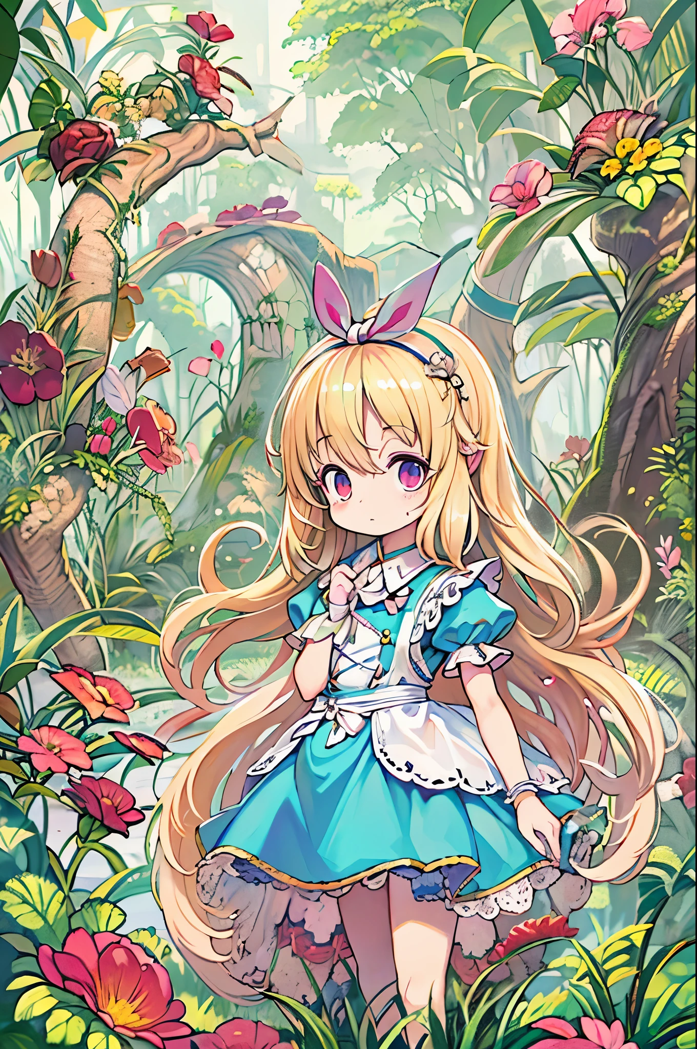 Alice \(Alice in Wonderland\),cute、