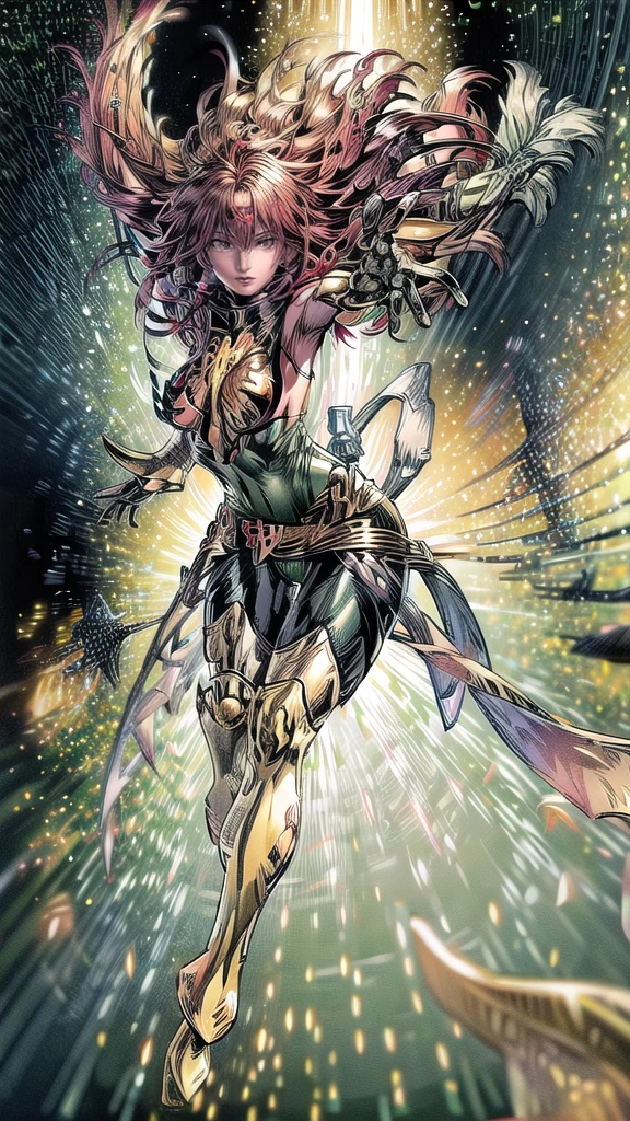 Jean Grey wearing dragoon armor 