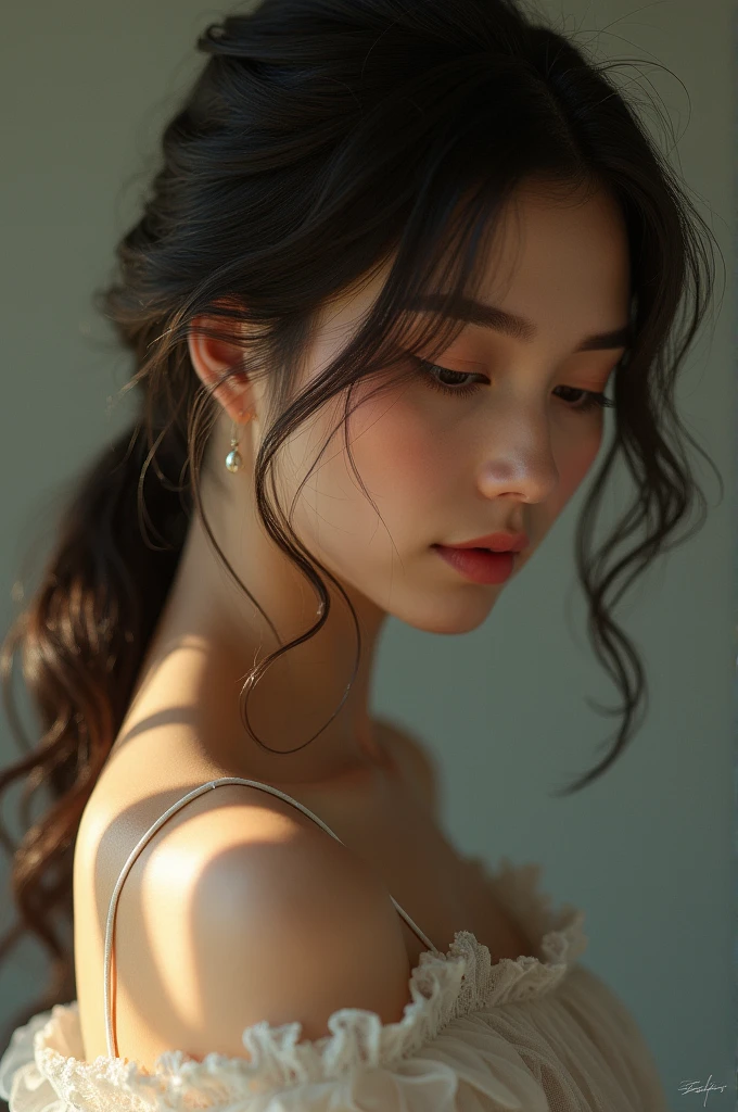 Very pretty sister side view