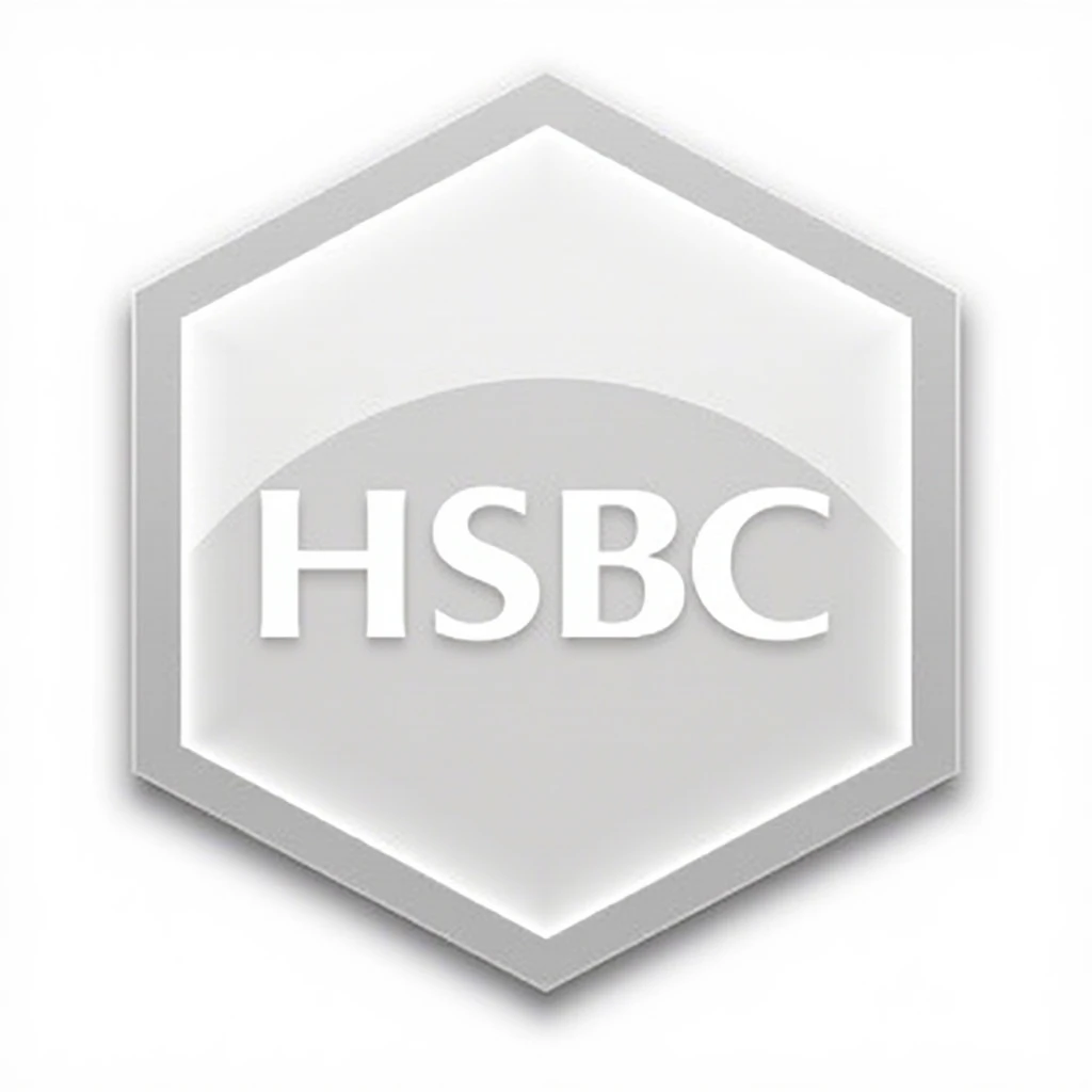 icone de HSBC bank, transparent, PNG