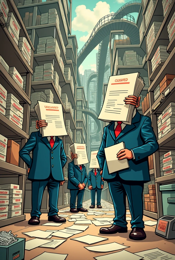 A cartoon about this:Lack of Transparency