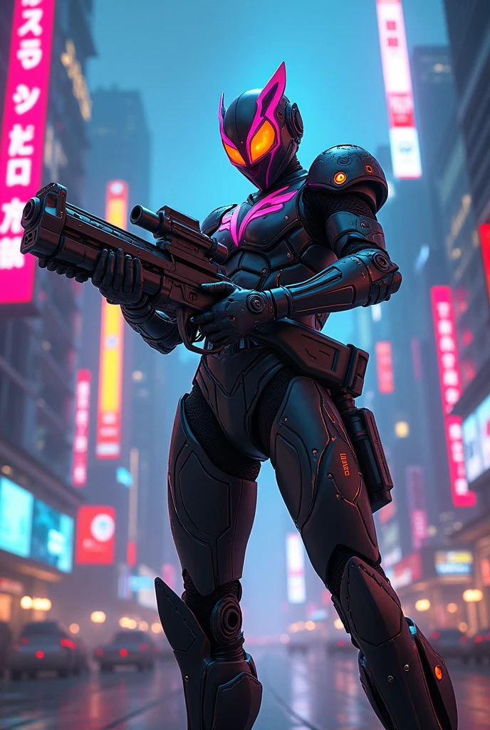 Bat , kamen rider , man , cyberpunk , biggun