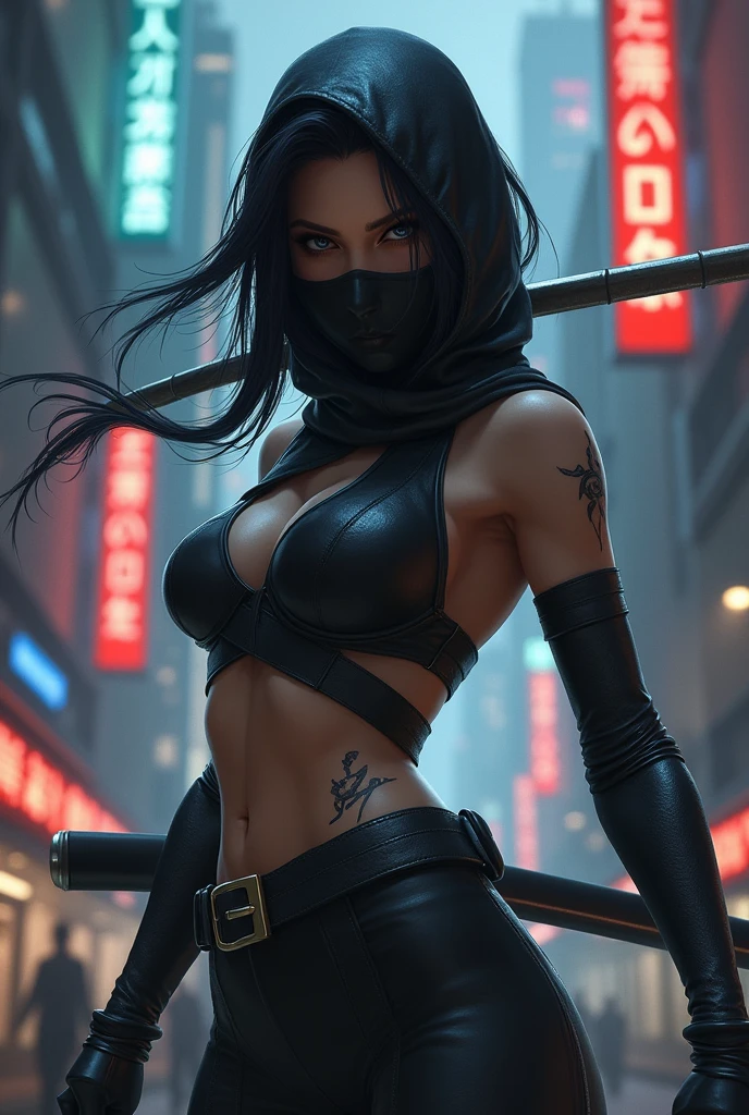 Akali de league of legends realista
