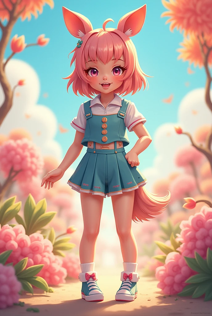My uniform has to be short and cute, you understand the animals?