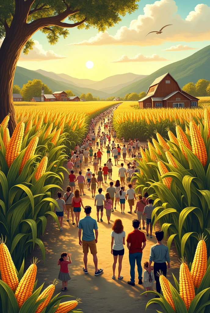 Create an ATL-type advertisement about the corn festival that will be held on September 17