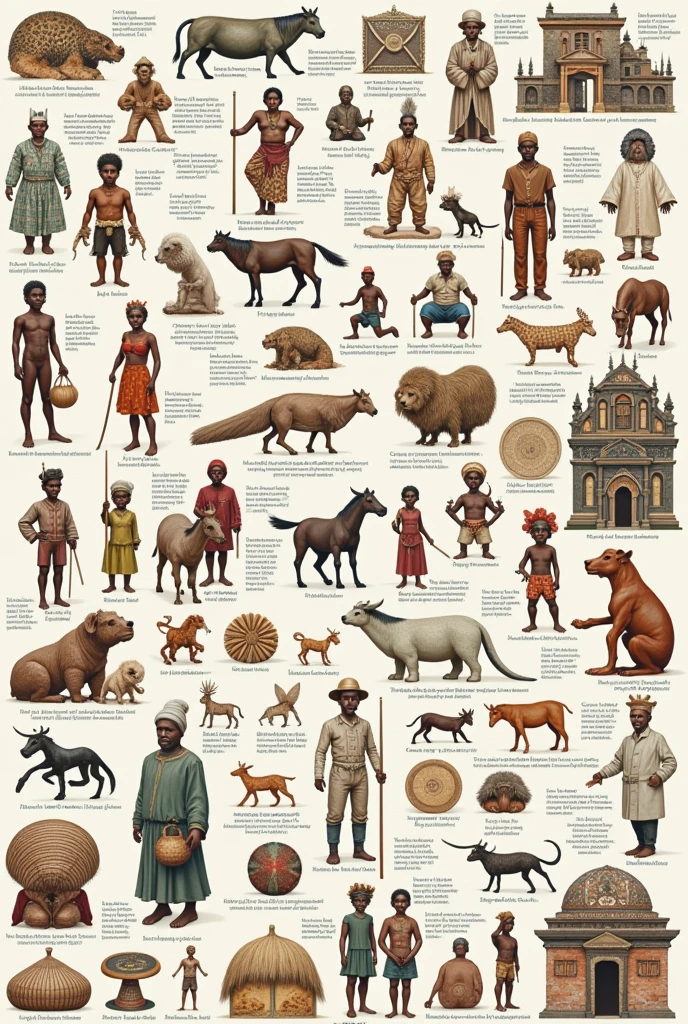 Create a glossary with the following words:
Origin Traditions Gastronomy Deficiencies Clothing Religion Language Education Music Dance Art