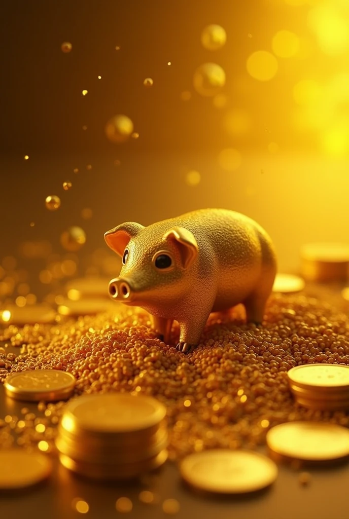 Pile of gold, Gold coins, ((pig)), Gold coins이 하늘에서 쏟아진다. Dazzling golden, golden light, The Golden Box, Gold Coin,