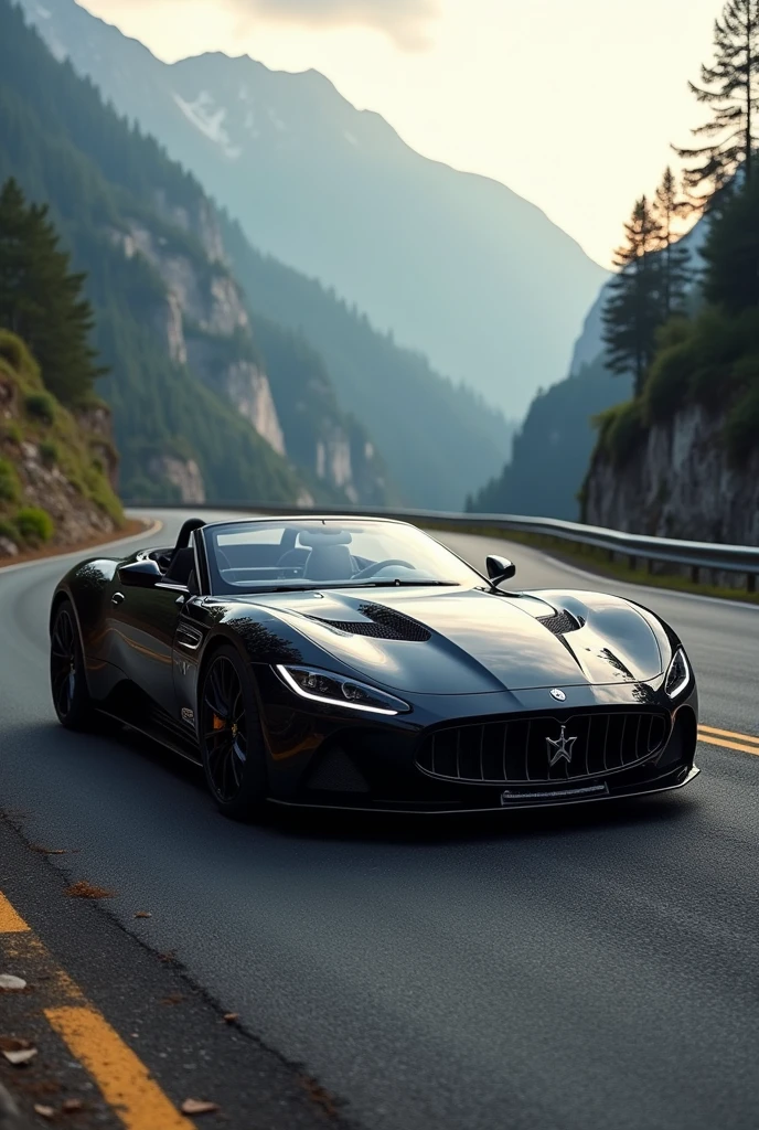 Create a luxury super sports car, convertible, fast, powerful and sporty with a sporty design 